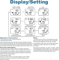 Vista 4 de Controlador de carga solar MPPT de 100 A, regulador inteligente de batería de panel solar de 12 V/24 V con doble puerto USB, pantalla LCD