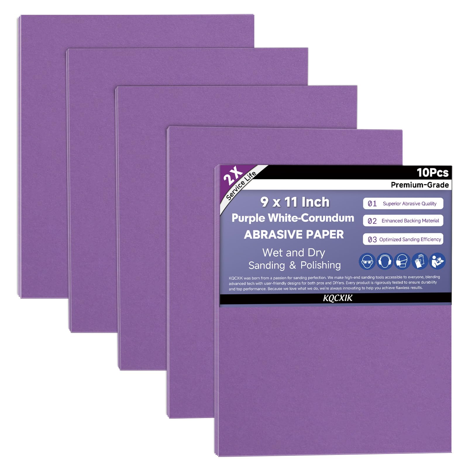 Premium Sandpaper Assortment - 80 to 2000 Grit -28