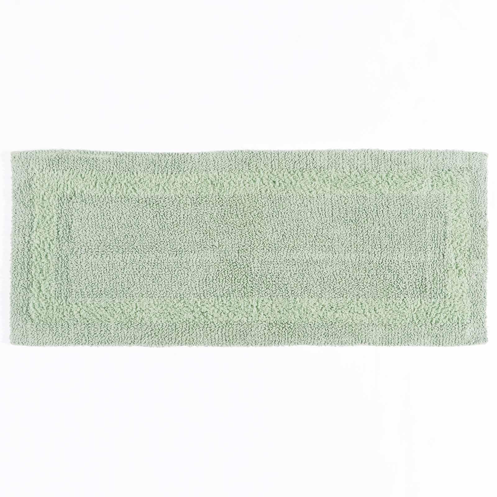 HOMESCAPES Toilet Mat, Luxury 1600gsm Extra Soft 100% Cotton, Reversible Bathroom Mats Non-Slip, Washable, Super Absorbent, Quick-Dry, Raspberry Pink Pedestal Rug for Toilet, 50 x 55 cm — view 10