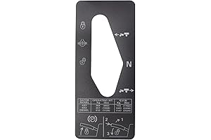 M127539 Shift Quadrant Label for Jo-hn Deere 4X2 6X4 Gator Utility Vehicle