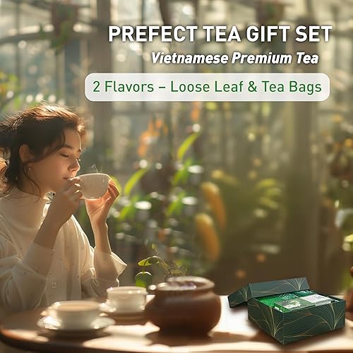 Miniatura 6 de BACH TRA Juego de regalo de té verde y jazmín  2 paquetes (60 unidades)  cafeína media  Sin azúcar añadido  Gran idea de regalo  Certificado ISO