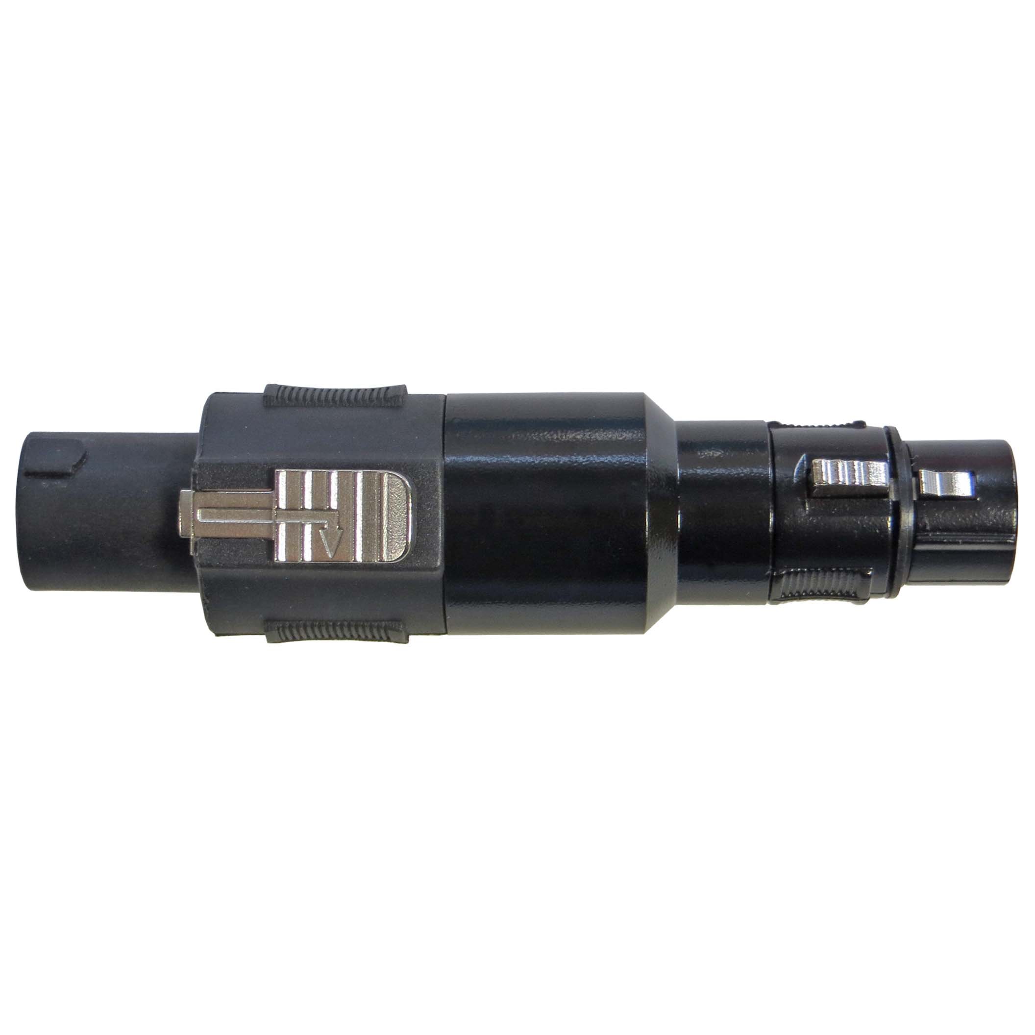 keepdrum ADA038 Speakon Adapter Złącze wtykowe XLR żeńskie do Speakon 2 szt.