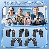 Vista 3 de [Upgraded 2.0] FASTSNAIL Charging Grip for Nintendo Switch 2 (2025), Strong Magnetic Grip Controller with 5-Levels Adjustable Rotation Positions for