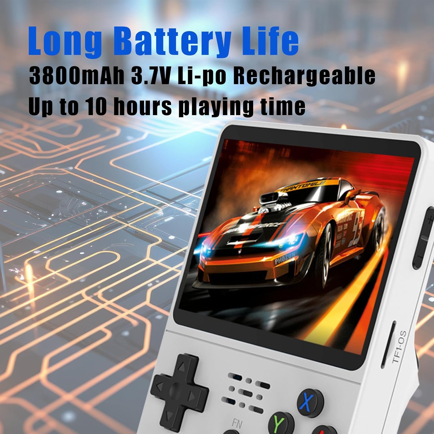 R36s Retro Game Handheld Console with long battery life