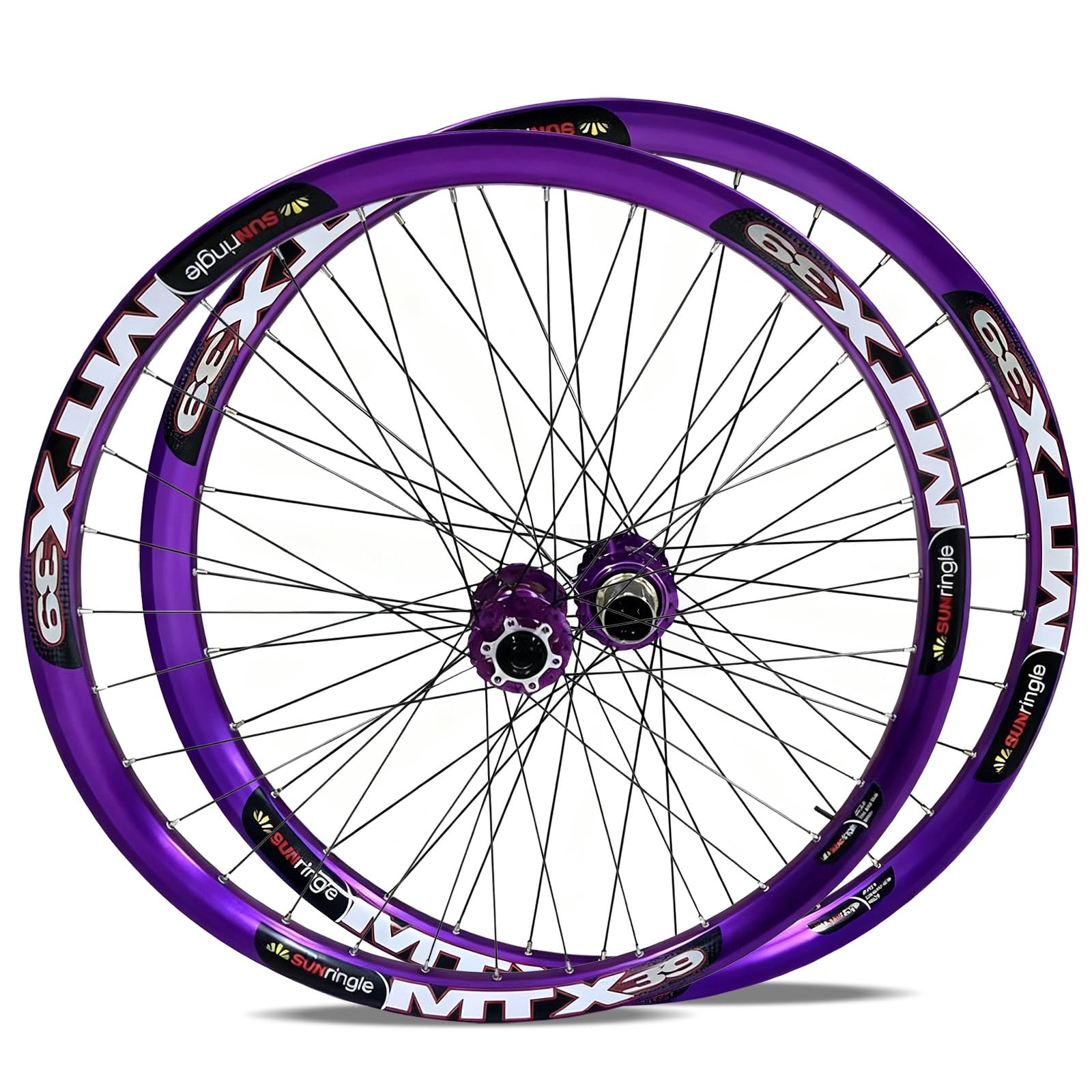 ZXGSXIOU Thru Axle 26/27.5inch Mountain Bike Wheelset Aluminium Alloy Rims 15x100mm/12x142mm Front Rear Wheels Disc Brake 32H Hubs For 7-12 Speed