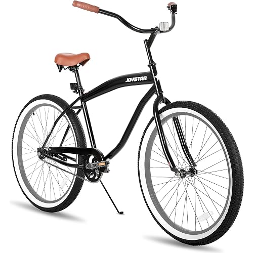 JOYSTAR 20" 24" 26" Beach Cruiser Bike for Girls, Boys, Mens and Womens, Single Speed Kids Cruiser Bikes with Coaster Brake, Multiple Colors