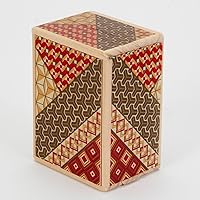 Vista 8 de Bits and Pieces - Caja de rompecabezas Secret Puzzle Box detallada de mosaico - Solución en 7 pasos - Caja de rompecabezas de madera para guardar