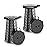 NUMANU 2PK 2025 Upgraded Collapsible Stool, Max 620lbs 2.5-18 H Adjustable Portable Folding Stool for Adults, Retractable Foldable Telescopic Seat Camping Chair or Footrest (2PK Hard Seats)