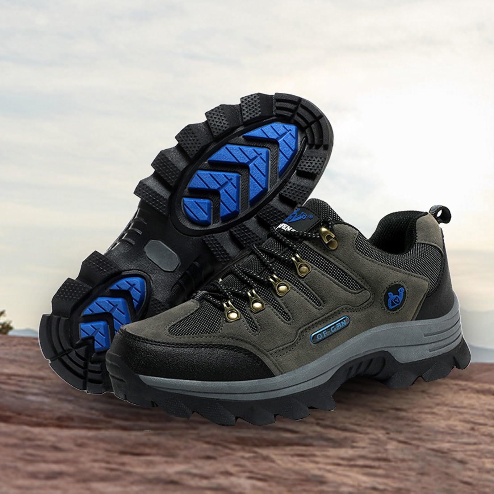 Scarpe da passeggio da uomo, traspiranti, ortopediche