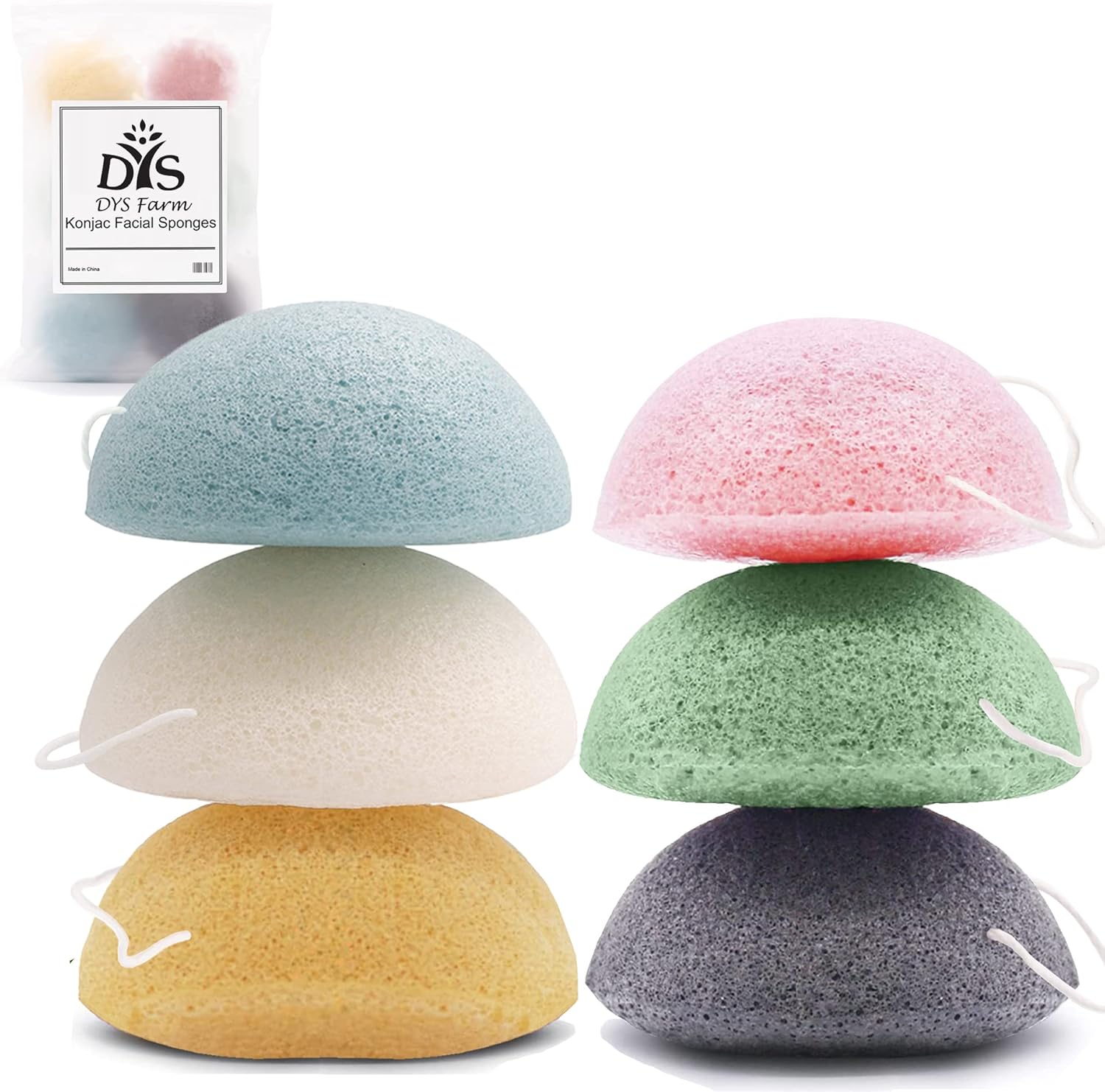 Natural Konjac Sponge Set Konjac Facial deep Cleansing and Exfoliation