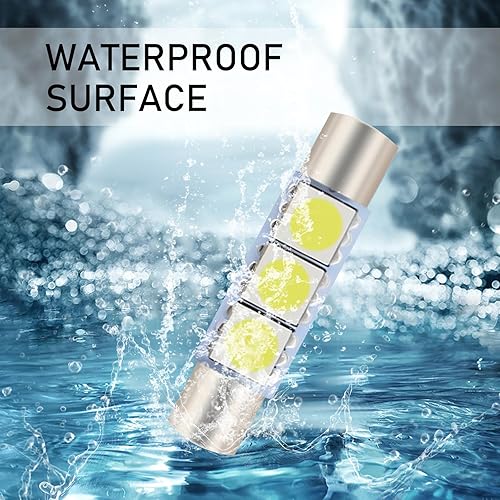 Miniatura 3 de dawfall Pack-10 Car 28mm LED Light, 1.1" x 0.24" 5050-3SMD 180 Degree Bright Indoor Light Bulb Replacement, Reading Light Roof Light Makeup Light,