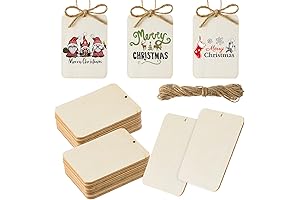 Charming Rustic Wood Tags with Convenient Holes