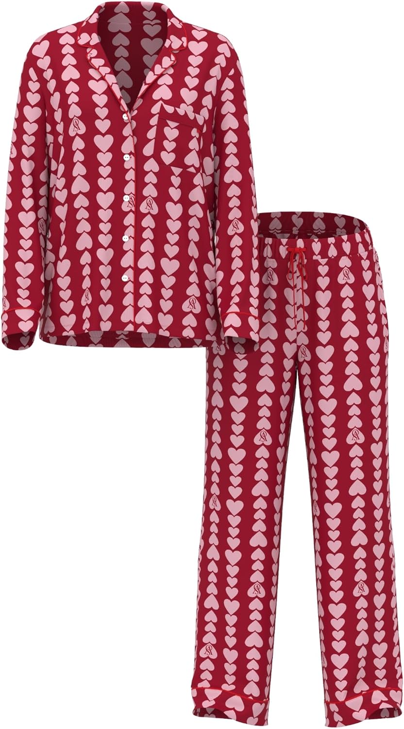 Victoria's Secret Modal Pajama Set, Long Sleeve Button Down Shirt and Pajama Pants, Sleepwear for Women (XS-XXL) - Image 3