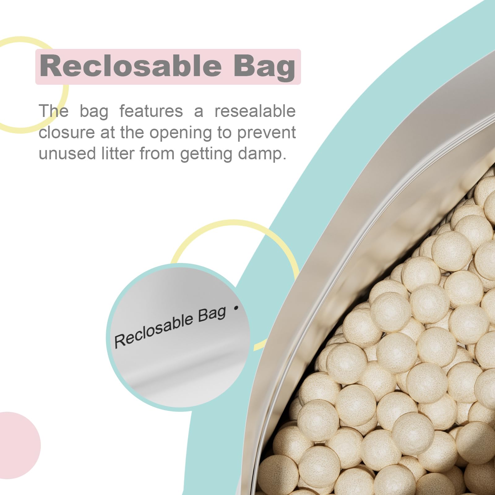 Recambios genéricos de pellets de arena para gatos, 9 libras, exclusivamente para sistemas de caja de arena de doble capa, deshidratante, control de olores de larga duración