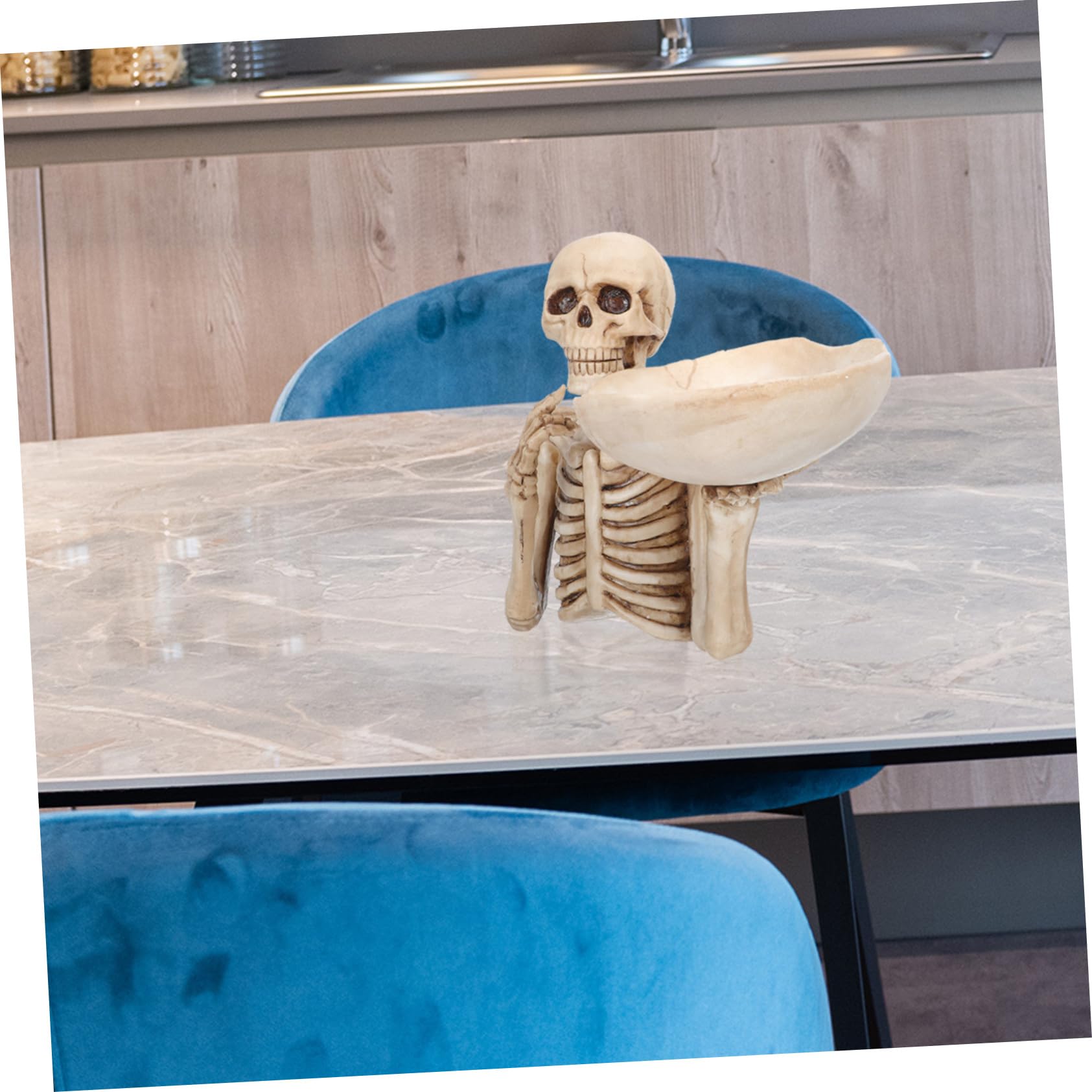 Outsunny Animated Halloween Skeleton Candy Dish For Party Decoration - View #2