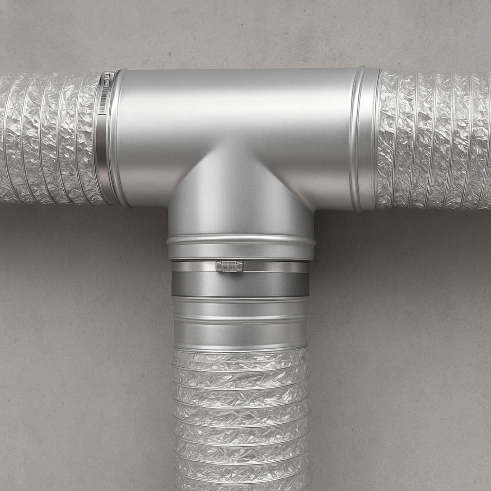 Weedness Raccord T 160 mm pour Ventilateur Conduit Filtre à Charbon Culture Ventilation