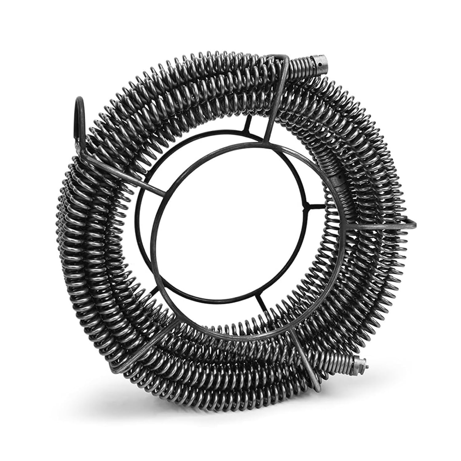 XIIW Furet Déboucheur 14m x 22mm - Flexible Spirale Acier Manganèse | Accessoire pour Déboucheur Électrique – Déboucher et Nettoyer Tuyaux ⌀30-200mm – Structure Segmentée Résistante Corrosion