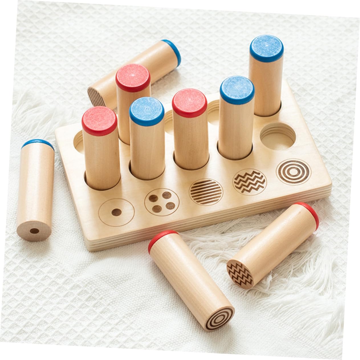 POPETPOP Juguete Interactivo Educativo de Madera para Niños, 1 Set
