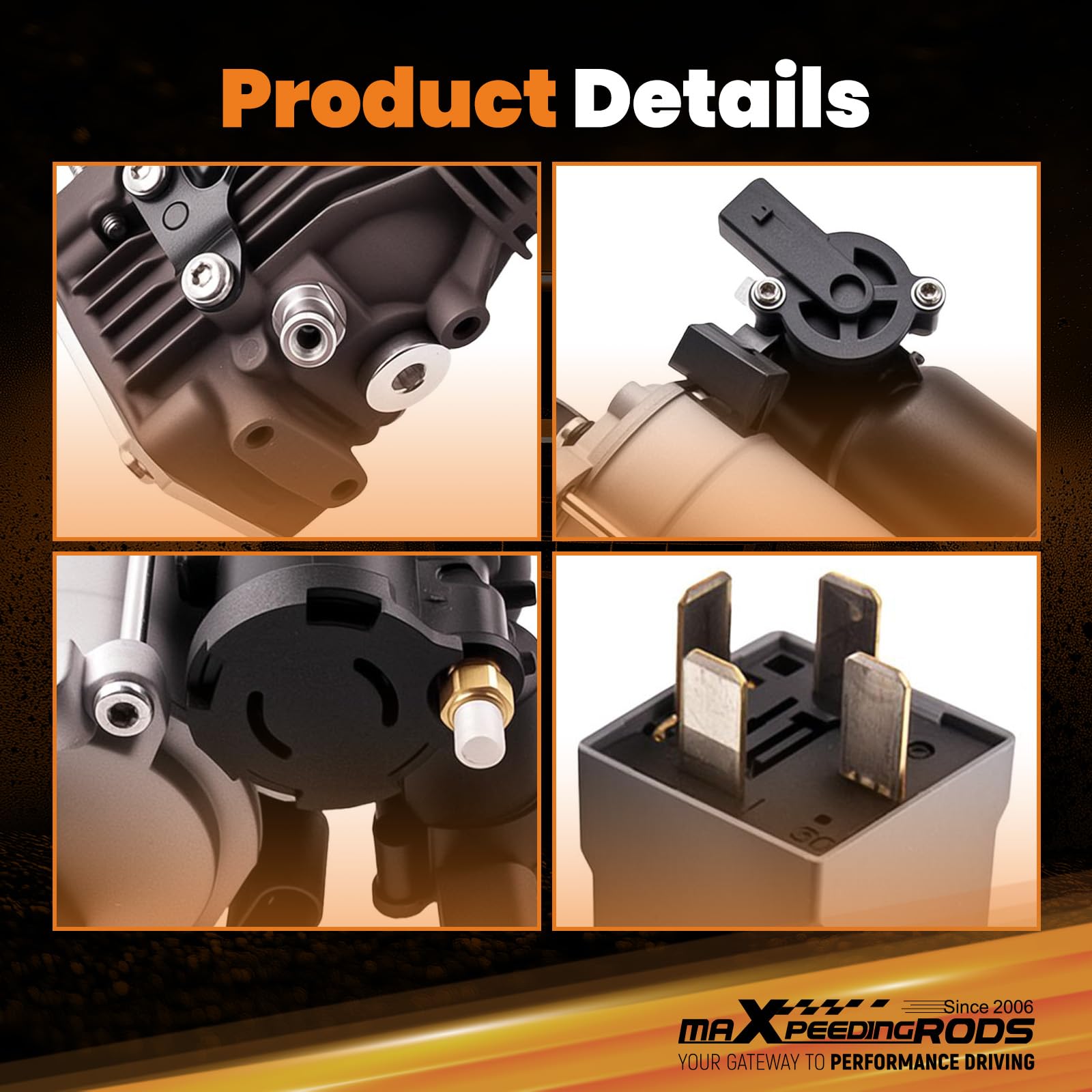 maXpeedingrods Compressore ad aria per Classe ML W164 05-11 GL X164 06-12 A1643200504