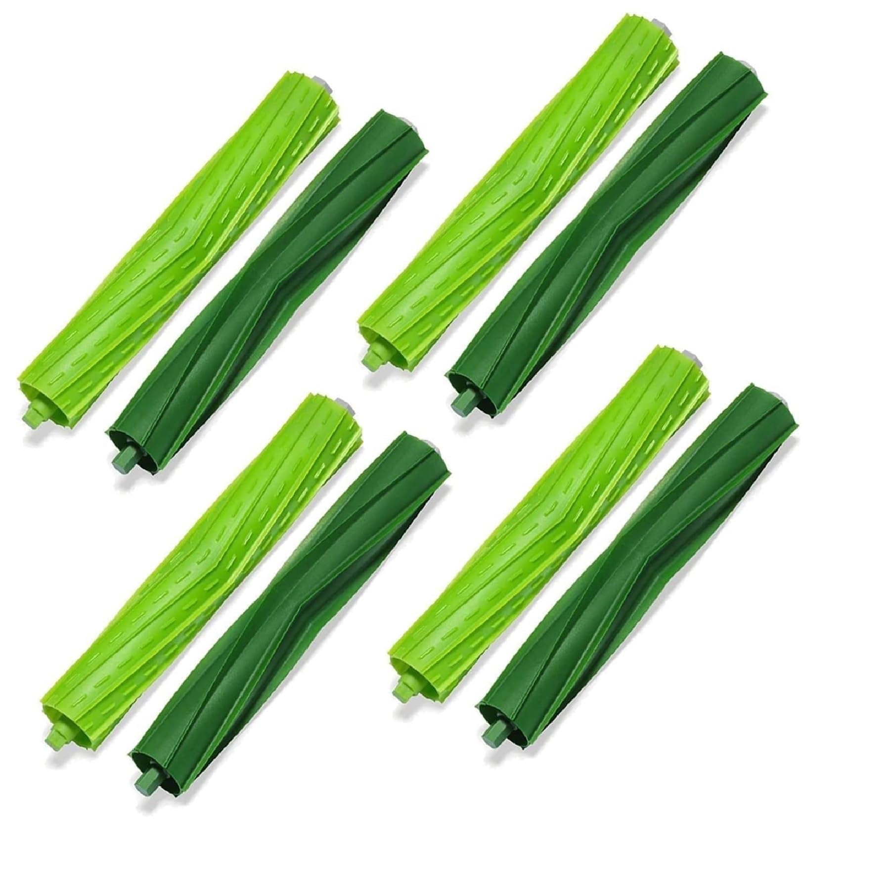 4 Sets Rubber Roller Brushes Compatible for iRobot Roomba E &amp; I &amp; J Series, Replacement Parts Accessory for J8+ i7+ i7 i1 i2 i3 i4 i6 i6+ i8 i8+Plus E5 E6 E7 Vacuum Cleaner