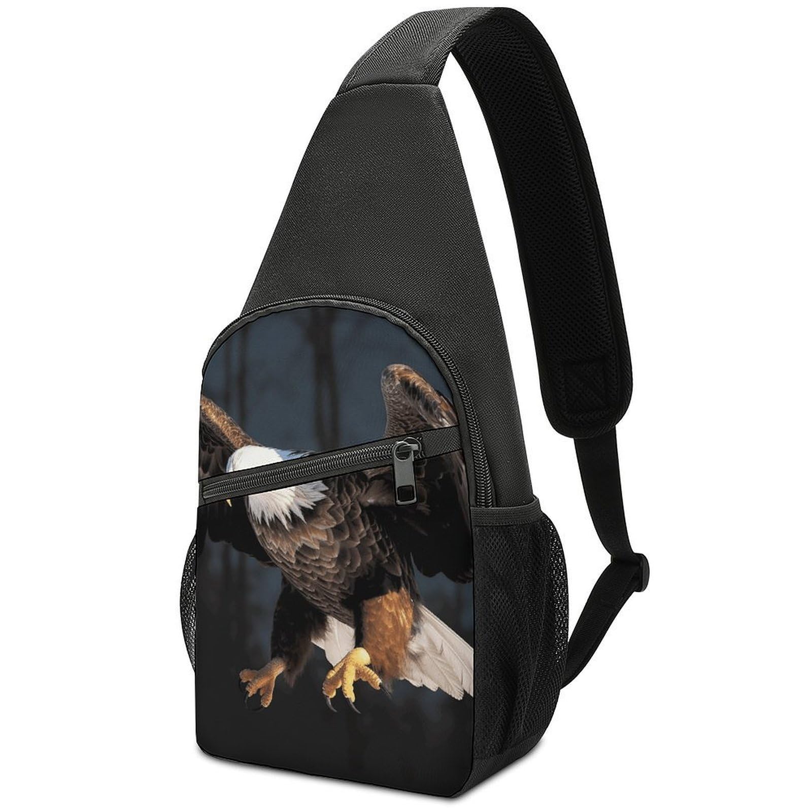 Sac de poitrine imperméable aigle 3D léger et résistant pour la rando - 8