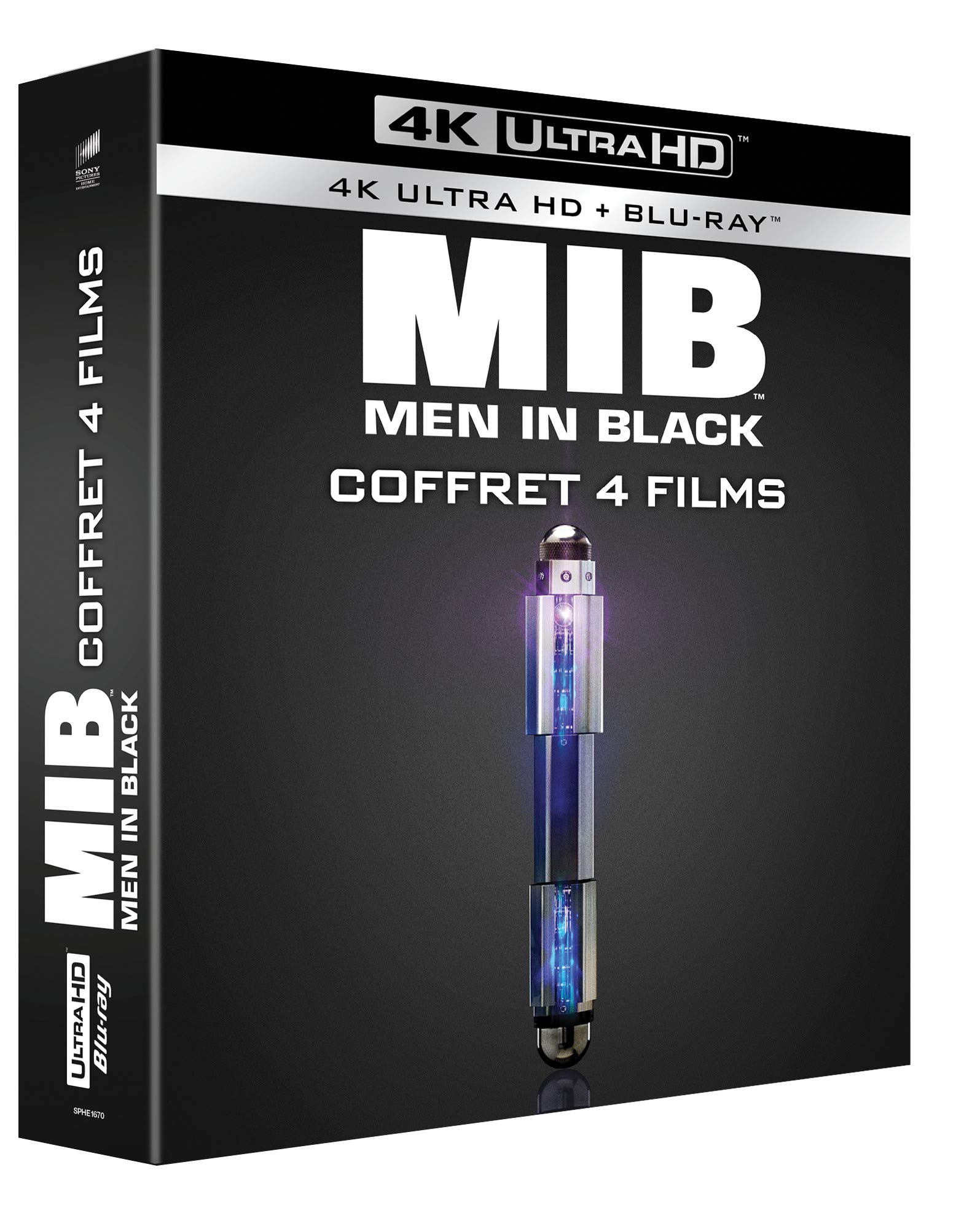 Men In Black Tetralogie 4 Films [4K Ultra-HD + Blu-Ray] [4K Ultra-HD + Blu-ray] [Edizione: Francia]