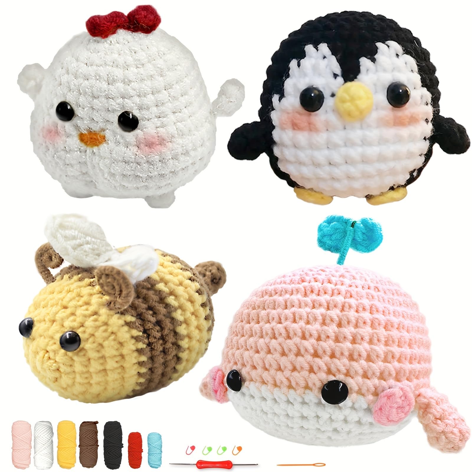 YAMAXIN Crochet Kit - Beginner Amigurumi Set -1