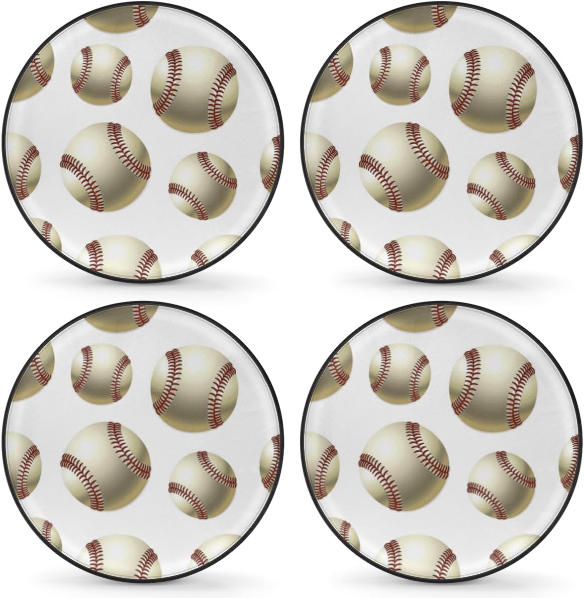 Professional Baseball Tire Covers Portable Spare Tire Cover Soft Durable Waterproof Dustproof Set of 4 Bags 16 Inches for Car Truck SUV Trailer Camper