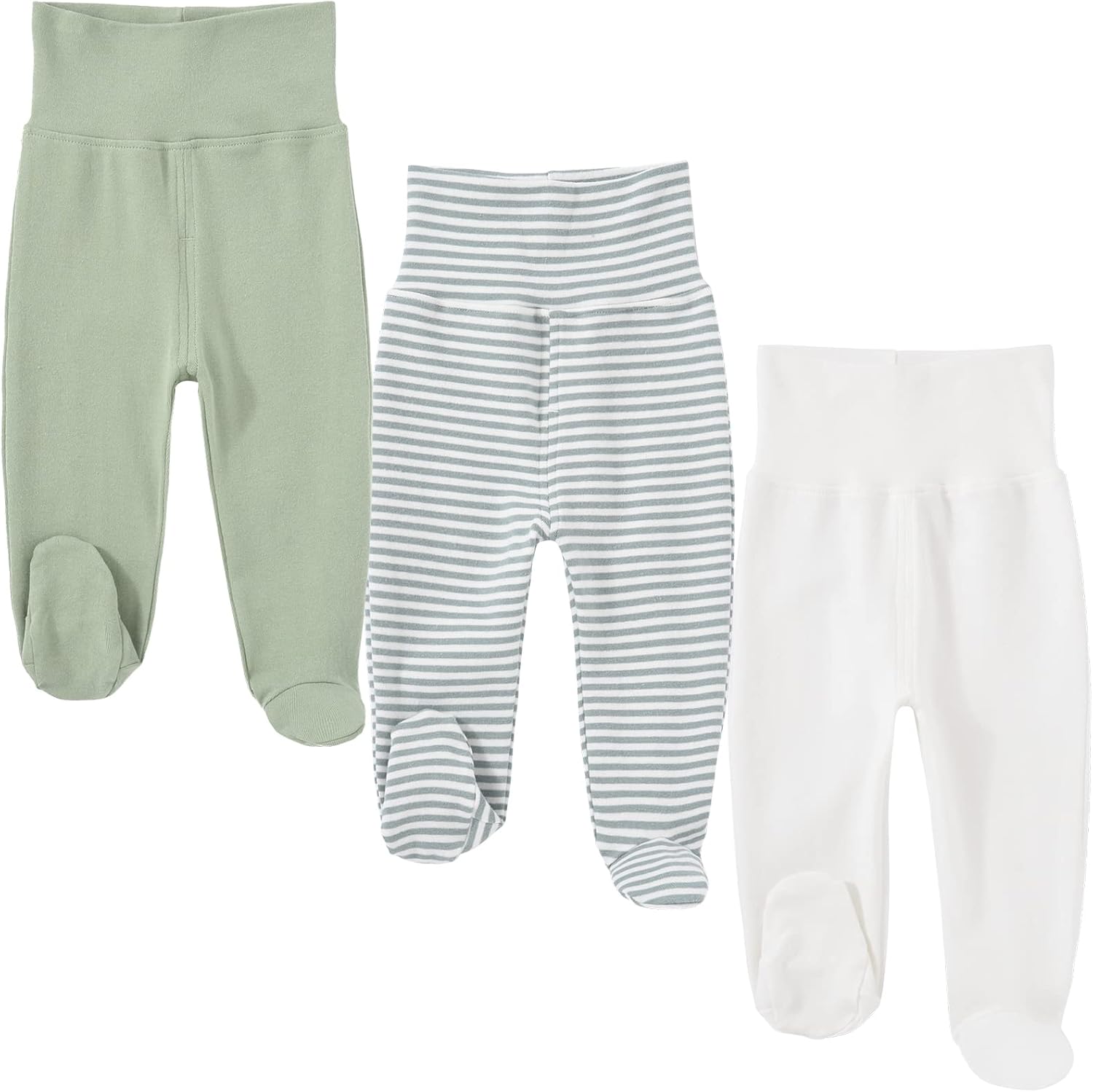 Baby Footed Pants Cotton Newborn Leggings 0-12 Months