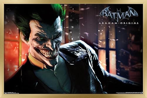 Miniatura 6 de Trends International DC Comics VIdeo Game - Póster de pared de Arkham Origins, 22.375 x 34 pulgadas, póster premium y paquete de montaje