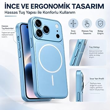 Coverzone iPhone 13 için 18 Pro Görünüm Uyumlu Kılıf