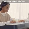 Yamaha PSR-E383 Portable Keyboard for Beginners, 650 Authentic Instrument Voices and Touch-Sensitive Keys with 48-Note Polyphony, Includes 2 Online Lessons with Yamaha Music School Teacher
