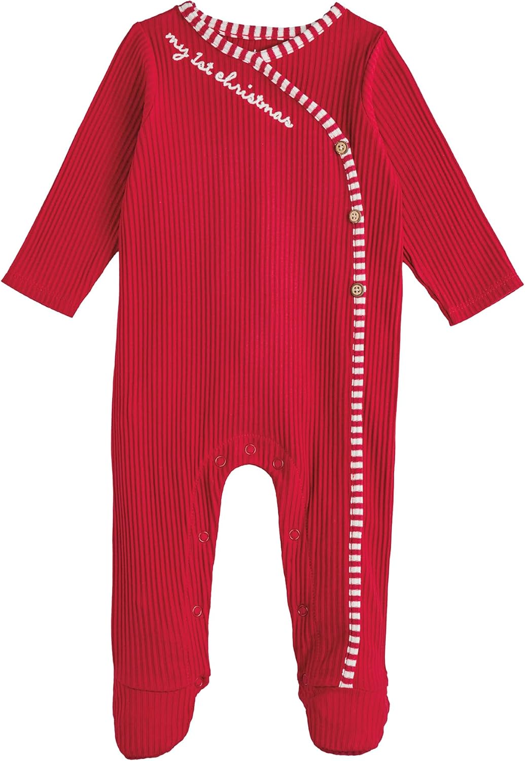 Mud Pie Baby Boys' Mud Pie Kids Christmas My 1st Christmas Sleeper