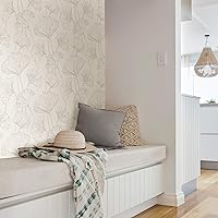 Vista 6 de NuWallpaper Silver Hikarigaoka Peel and Stick Wallpaper, NUS3578