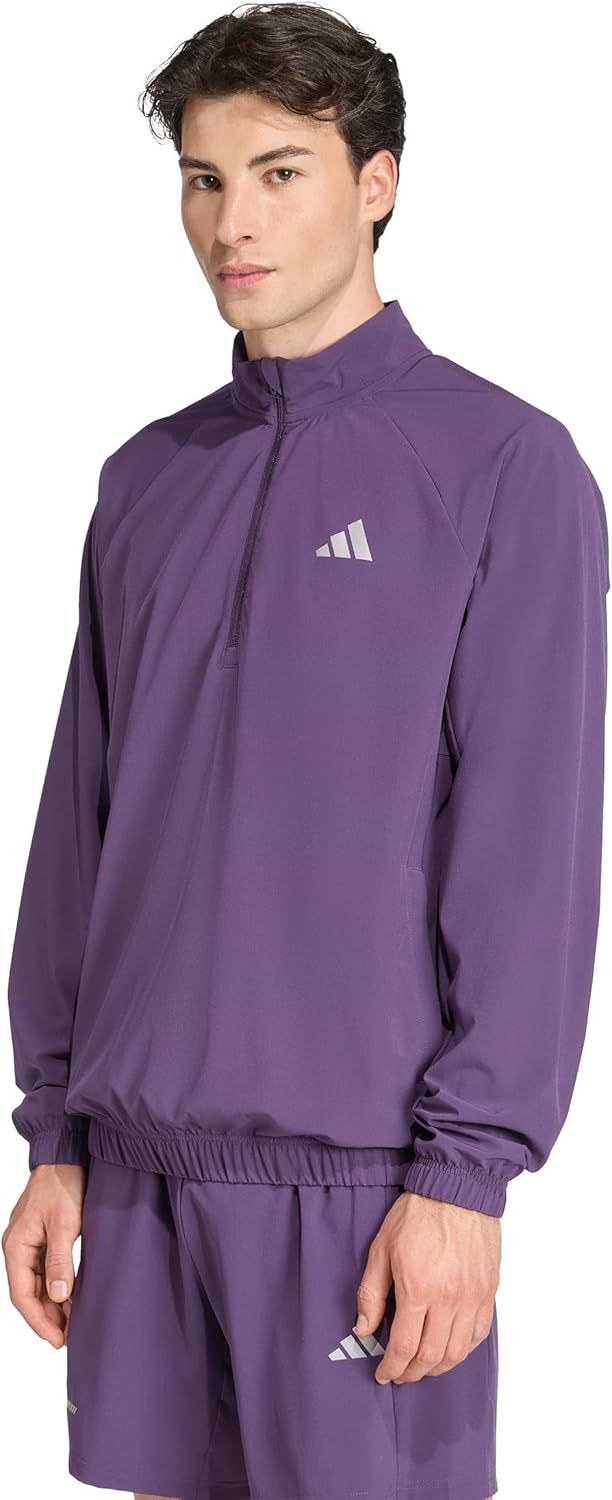 adidas Men's Train Essentials Woven Full-Zip Hooded Track Top
