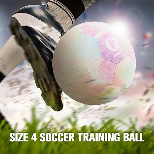 Miniatura 2 de PP PICADOR Pelota de fútbol para niños, bonita pelota de dibujos animados con inflador, juguetes de regalo para niñas y niños, para interiores y