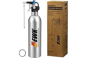 EWK Aluminum Refillable Aerosol Spray Can: Reusable Pneumatic Sprayer for Lubrication and Anti-Corrosion