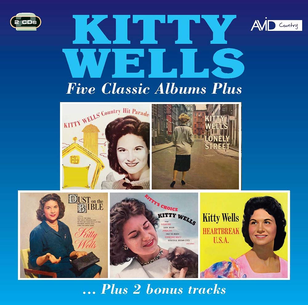 Kitty Wells - Five Classic Albums Plus (Avid Country) 2CD Album