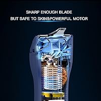 Vista 6 de Cilppers de aseo para perros, prácticos y potentes kits de recortadora eléctrica de pelo para mascotas, impermeables, inalámbricas, recargables