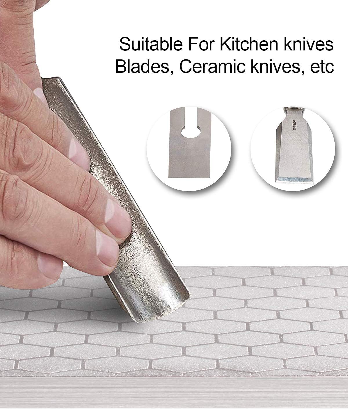 Piedra de diamante 400/1000 grano doble cara para afilar cinceles cepillos y cuchillos