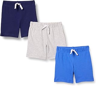 Pantalones Cortos con Cintura Elástica de Algodón Unisex Bebés, Paquetes Múltiples