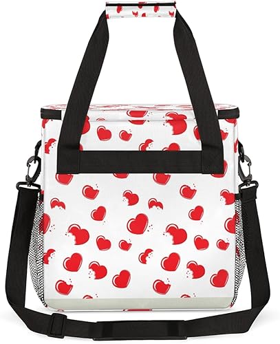 Miniatura 5 de Bolsa de transporte para cafetera con estampado de corazón Beating para Keurig K-Mini o K-Mini Plus K-Mini Plus K-Cup Pods, portátil, bolsa de viaje