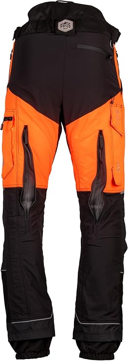 Oregon Protect Pro Chainsaw Trousers, Orange/Black, Size XL