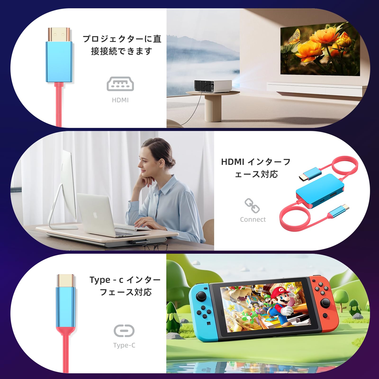 Amazon.co.jp: 【2025年新登場】For Switch ドック テレビ接続