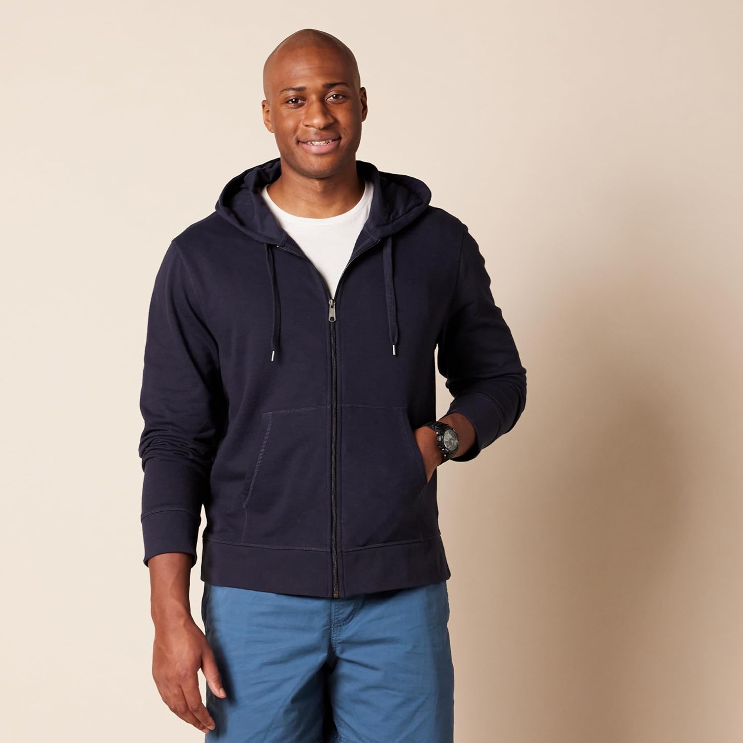 Amazon Essentials Men's Lightweight French Terry Full-Zip Hoodie with Comfortable Fit - Image 6