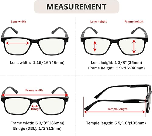Miniatura 2 de Eyekepper Gafas de lectura progresivas multifocal, bloqueo de luz azul, para hombres, sin línea, multifocales