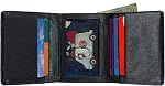 Big Skinny Men's Tri-Fold Slim Wallet, Holds Up to 25 Cards