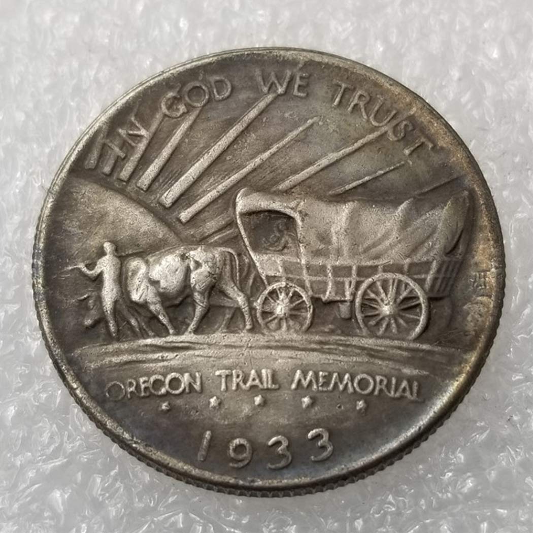 DDTing 1933 Antique Liberty Half-Dollars Coin - Great American Commemorative Coin - Morgan Dollars Eagle Old Coins -Discover History of US Coins goodService