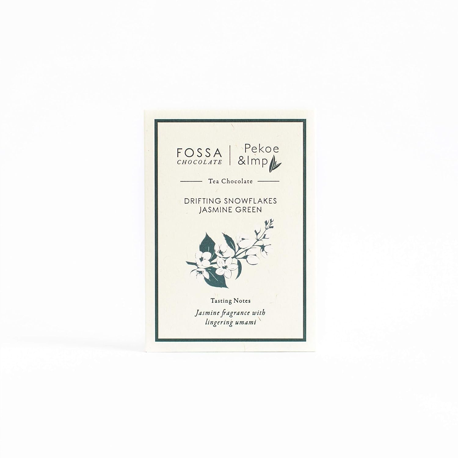 Fossa Milk Chocolate Drifting Snowflake Jasmine Green 51%