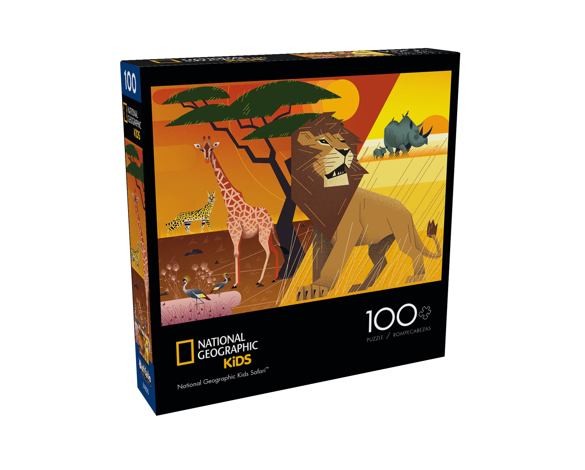 Amazon.com: Buffalo Games - NAT Geo - NAT Geo Kids Safari - 100